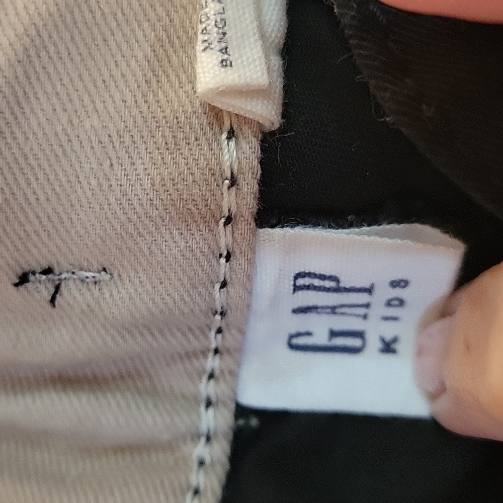 Gap boys black pants 14 husky - Picture 4 of 6